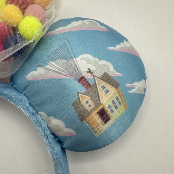 Disney Parks Pixar Movie UP Grape Soda Cap Balloons Minnie Mickey Ears Headband - Picture 4 of 5